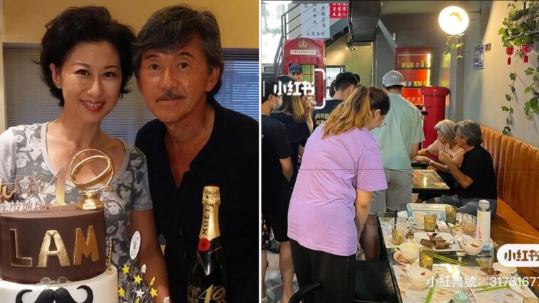 La comida de George Lam y Sally Yeh en Eatery se convierte en una reunión de fans improvisada;  Personal asombrado por lo amigables y frugales que son