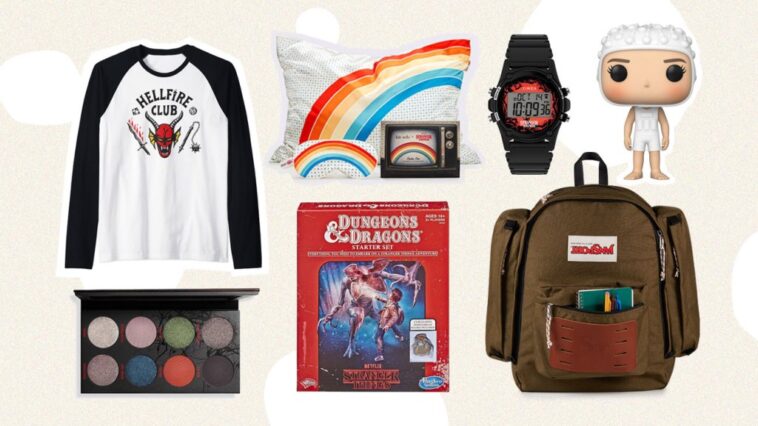 La mejor mercancía y regalos de 'Stranger Things', desde camisetas Hellfire Club hasta coleccionables retro