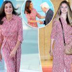 La reina Letizia de España toma prestado el vestido de 40 dólares de su hija