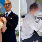 Las fotos del esposo de Barbie Hsu, DJ Koo, tatuándose el cuero cabelludo se vuelven virales, parece realmente doloroso