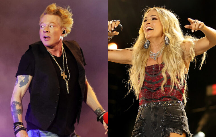 Mira la actuación de Guns N' Roses con Carrie Underwood en Londres