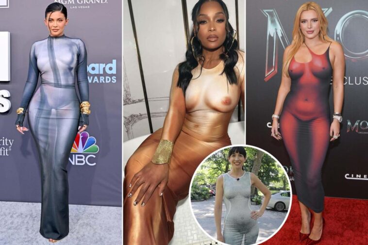 Probamos el vestido ilusión 'desnudo' que las celebridades adoran