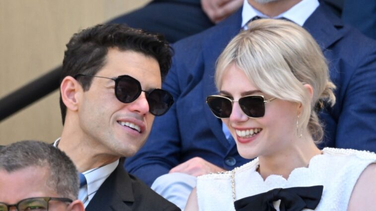 Rami Malek y Lucy Boynton fueron a Wimbledon, adorablemente