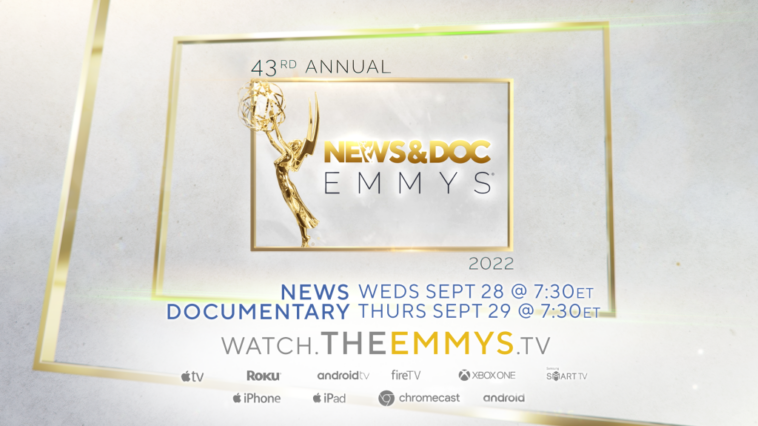 Se anuncian las nominaciones para la 43.a edición anual de los premios Emmy de noticias y documentales