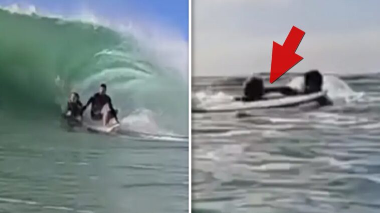 Surfista ataca a bodyboarder después de aniquilamiento, muestra video