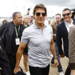 ¡Cumpleañero!  Tom Cruise celebró este domingo su 60 cumpleaños en el Gran Premio de Gran Bretaña.
