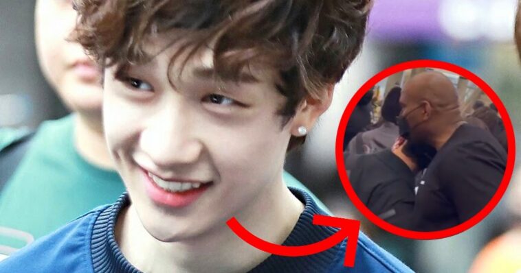 Un momento entrañable entre Bang Chan de Stray Kids y sus guardias de seguridad se está volviendo viral