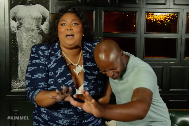 '¡No eres real!': mira a Lizzo sorprender a sus superfans en 'Kimmel'