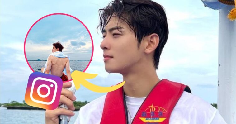 Cha Eunwoo de ASTRO deja a los internautas conmocionados después de publicar fotos inesperadas sin camisa de su viaje a Cebú, Filipinas