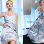 Chloe Fineman viste 'cart couture' en la alfombra roja de los MTV VMA 2022