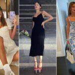 Compre los vestidos Reformation favoritos de las celebridades en oferta