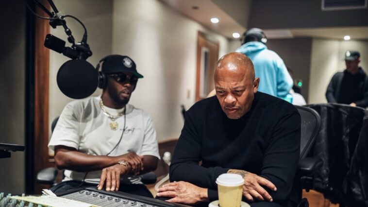 Diddy y Dr. Dre llegan al estudio por primera vez en la historia