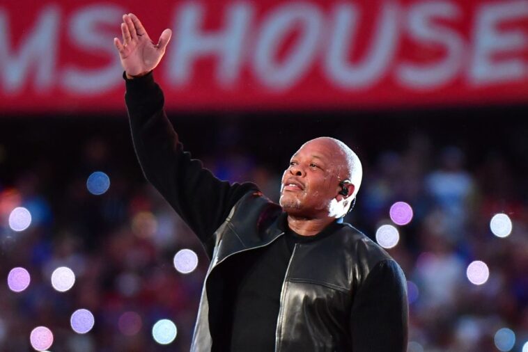 US rapper and producer Dr. Dre