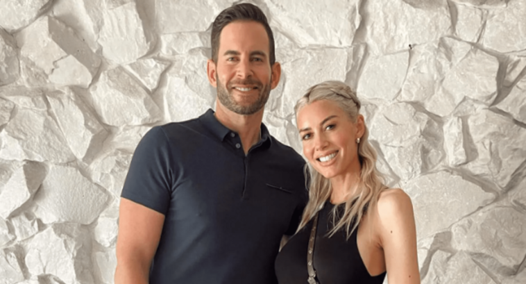 Embarazada en la piscina, Heather Rae Young honra el cumpleaños de Tarek El Moussa