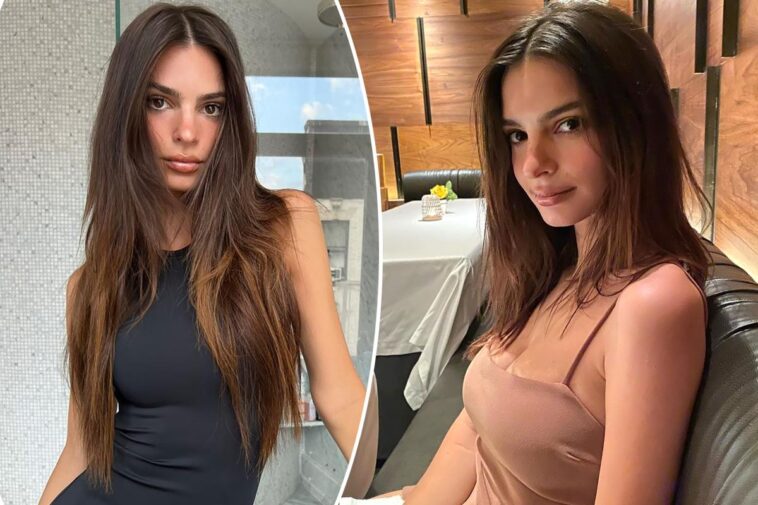 Emily Ratajkowski obtiene nuevas extensiones de cabello en medio de su divorcio