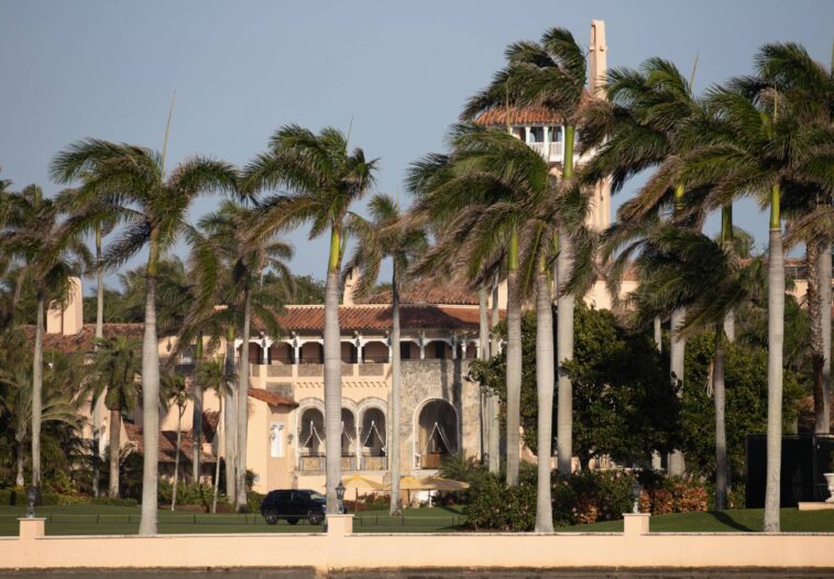 PALM BEACH, FLORIDA - FEBRUARY 13: Former President Donald Trump's Mar-a-Lago resort where he resides after leaving the White House on February 13, 2021 in Palm Beach, Florida. The Senate on Saturday acquitted Donald Trump of inciting the attack on the U.S. Capitol on January 6th in Washington, DC. (Photo by Joe Raedle/Getty Images)