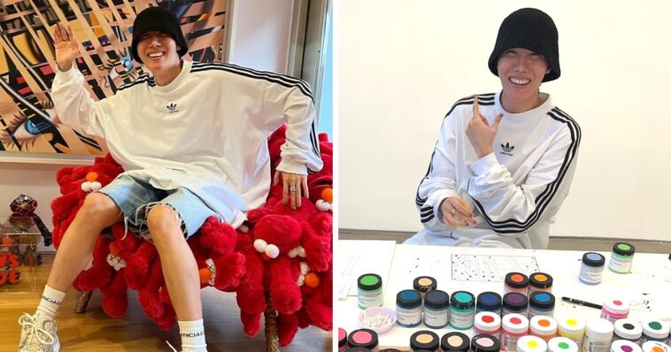 J-Hope de BTS se convierte en el "asistente" de KAWS en nuevas fotos adorables de Instagram