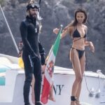 Amor de verano: Jared Leto continuó con sus vacaciones europeas e hizo algo de esnórquel en la zona de Monte Argentario en la Toscana con la estilista finlandesa Suzanna Gembege.