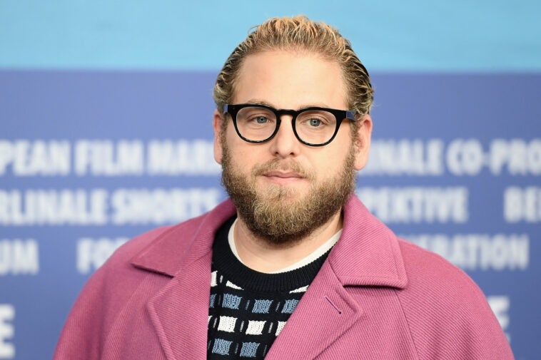 Jonah Hill attends the "Mid 90's" press conference during the 69th Berlinale International Film Festival Berlin at Grand Hyatt Hotel on February 10, 2019 in Berlin, Germany.