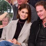 Kaia Gerber le corta el pelo a papá Rande Gerber en casa