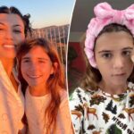 Kourtney Kardashian criticada después de que su hija compartiera su rutina de maquillaje