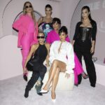 Celebración: Kylie Jenner se aseguró de organizar una fiesta para recordar el miércoles para marcar el lanzamiento de los nuevos Lip Blush Lip Kits de su marca de cosméticos y se unió a sus hermanas superestrellas Kourtney, 43, Kim, 41, Khloe, 38 y Kendall, 26 y la matriarca de las Kardashian-Jenner, Kris Jenner, de 66 años.