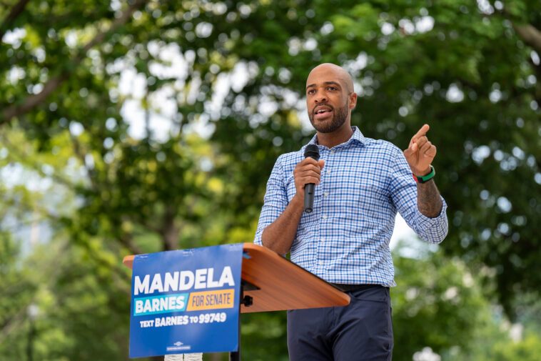 mandela barnes running msnbc ron johnson democrats