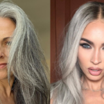 Las extensiones de cabello gris tienen una gran demanda