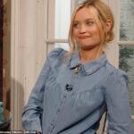 ¡Incómodo!  Los fanáticos criticaron a Laura Whitmore, de 37 años, por sus intentos de burlarse de Tasha Ghouri de Love Island durante una aparición en Saturday Kitchen este fin de semana.