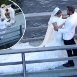 Los hijos de Jennifer Lopez y Ben Affleck combinan de blanco en la boda