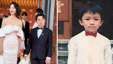 Los internautas dicen que Wong Cho Lam se parece a un chico de las flores al lado de su esposa Leanne Li en la alfombra roja;  La pareja acepta que él sí