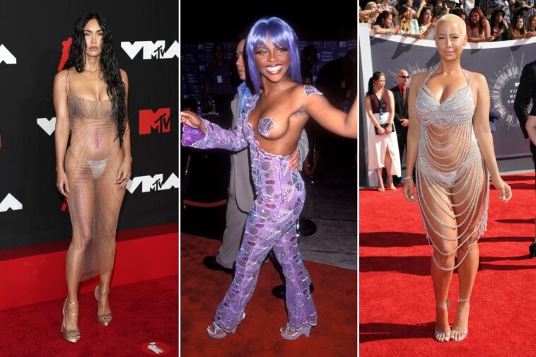 Los looks más desnudos de todos los tiempos en los MTV VMA