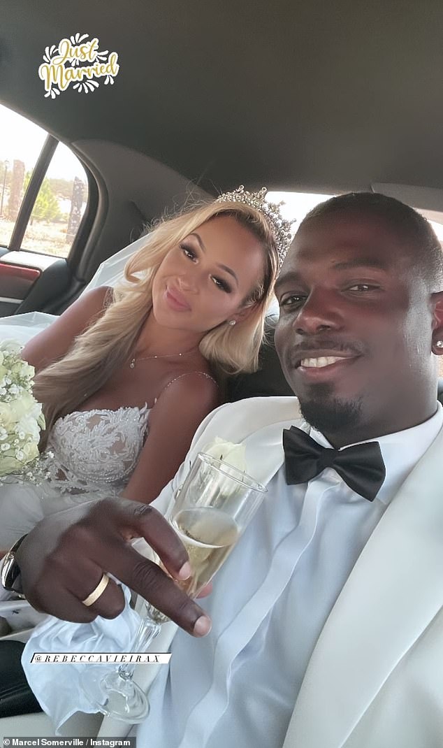 Amado: Marcel Somerville de Love Island se casó con su amor modelo Rebecca Vieira en Portugal el sábado