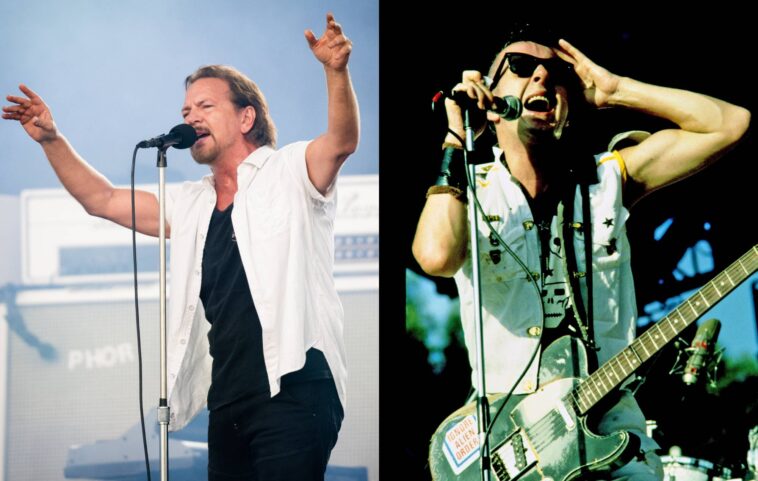 Mira a Eddie Vedder marcar el 70 cumpleaños de Joe Strummer con la portada de 'Long Shadow'