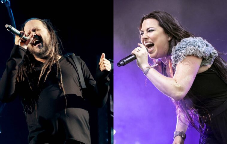 Mira a Korn reunirse con Amy Lee de Evanescence para interpretar 'Freak On A Leash'