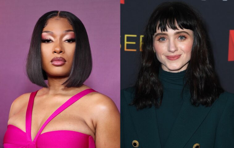 Mira a Megan Thee Stallion hacerle a Natalia Dyer todas sus preguntas sobre 'Stranger Things' como copresentadora de 'The Tonight Show'