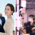 Nicky Wu llamado "poco caballeroso" después de que su esposa Liu Shishi casi choca contra una puerta mientras caminaba detrás del actor