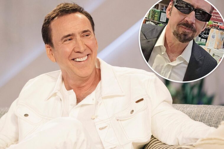 Nicolas Cage sorprende a los fanáticos con un nuevo cabello rojo fuego