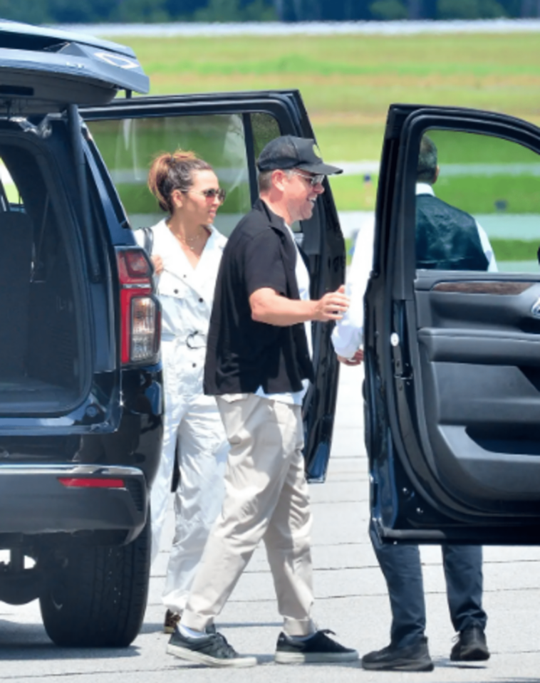 Para asistir a la boda de Ben Affleck y Jennifer Lopez, Matt Damon y su esposa Luciana Barroso viajaron a Georgia