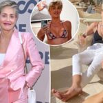 Sharon Stone, de 64 años, lamenta el final del verano con una selfie en bikini