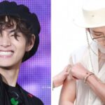 V de BTS emociona mucho a las ARMY después de burlarse de ellas sobre sus músculos en Weverse