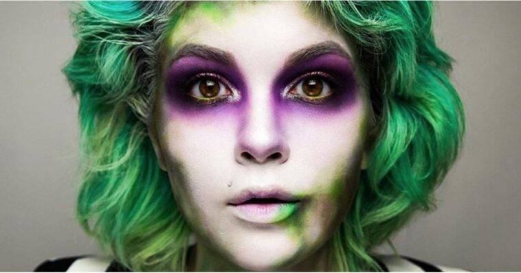 "Jugo de escarabajo" Looks de maquillaje que te tendrán listo para Halloween en octubre