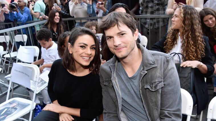 Ashton Kutcher dice que estaba borracho la primera vez que le dijo a Mila Kunis 'Te amo'