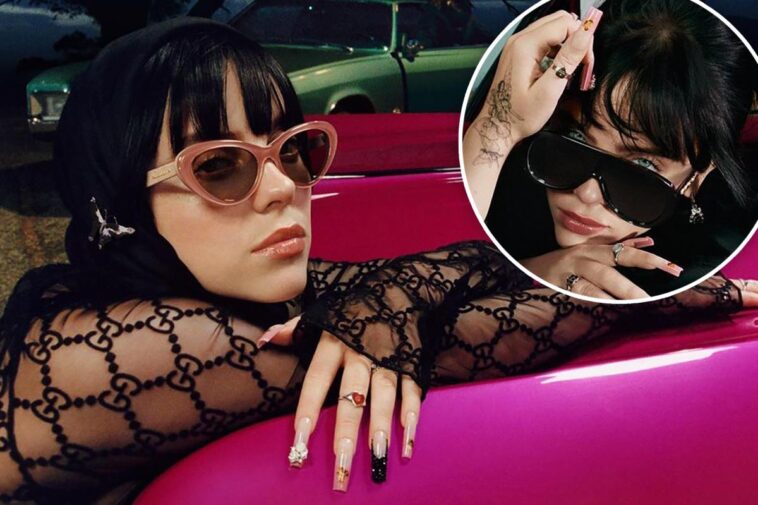 Billie Eilish es clonada en la nueva campaña de Gucci