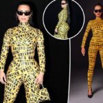 El catsuit con cinta de precaución de Kim Kardashian ahora es un disfraz de Halloween