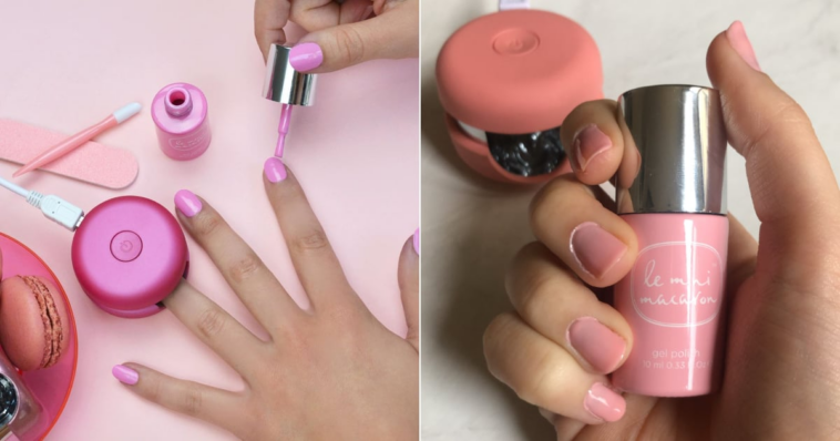 El kit de manicura en gel Le Mini Macaron es perfecto para arreglarse las uñas en casa