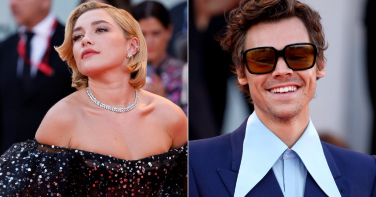 El vestido transparente de Florence Pugh trae drama a la "no te preocupes cariño" Alfombra roja