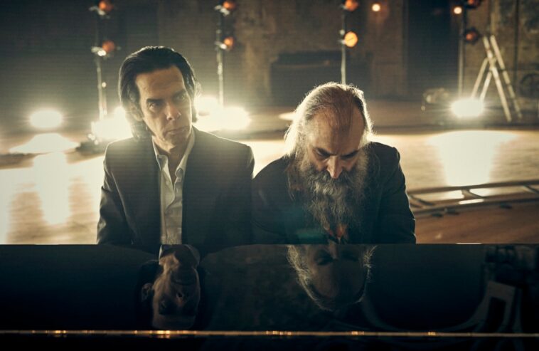 Nick Cave and Warren Ellis photographed