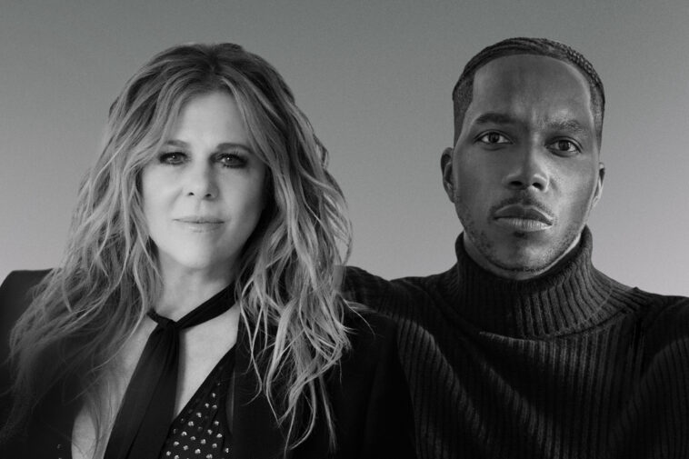 Rita Wilson and Leslie Odom Jr.