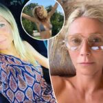 Gwyneth Paltrow muestra 'arrugas' en bikini antes de cumplir 50 años